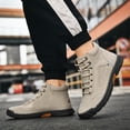 thumbnail image 1 of Men’s Waterproof Leather Boots,Wide Toe Box Ankle Boots with Cushioned Insole,Comfortable Non-Slip Outdoor Walking Shoes, 1 of 5