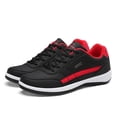 thumbnail image 1 of Men's Waterproof Leather Casual Sneakers, Lace-Up Comfortable Walking Shoes with Non-Slip Rubber Outsole, Lightweight Durable Footwear for Daily Wear and Outdoor Activities, 1 of 10
