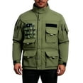 thumbnail image 1 of Men's Waterproof Outdoor Jacket, Green, Size L, 1 of 4