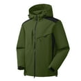 thumbnail image 1 of Men’s Waterproof Outdoor Jacket Lightweight Windbreaker with Adjustable Hood and Multiple Pockets for Hiking Camping Travel, 1 of 5