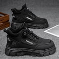thumbnail image 1 of Men's Waterproof PU Boots - anti slip Durable Lightweight Construction Boots for Outdoor, 1 of 8