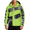 thumbnail image 1 of Men's Waterproof Rain Jacket Lightweight Rain Coat Men Windbreaker Fall Jacket with Hood for Outdoor Hiking Cycling 2026 Fall Outfits(010_Yellow,M), 1 of 4