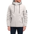 thumbnail image 1 of Men's Waterproof Rain Jacket Outdoor Raincoat Shell Jacket Hiking Golf Jacket Lightweight Windbreaker Jacket Khaki, 1 of 7