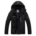 Men's Waterproof Ski Jacket Warm Winter Snow Coat Hooded Raincoat