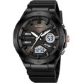 thumbnail image 1 of Men's Waterproof Sports Watch with Dual Display Multifunction Chronograph Week Date Analog Digital for Outdoor, 1 of 12