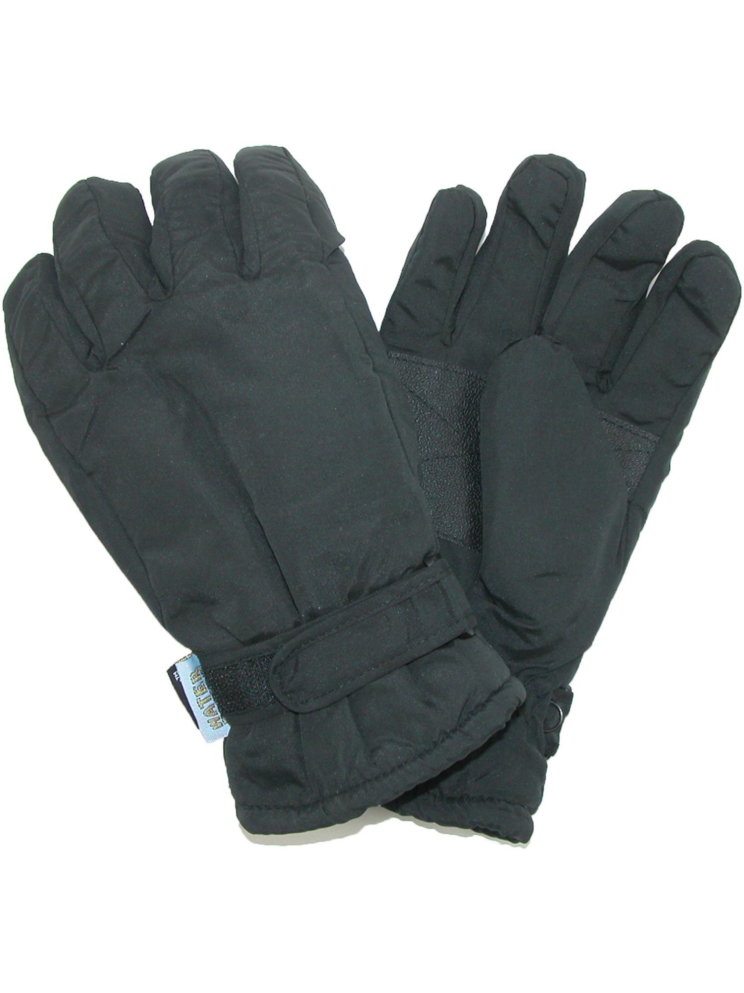 Men's Waterproof Thinsulate and Fleece Lined Ski Gloves