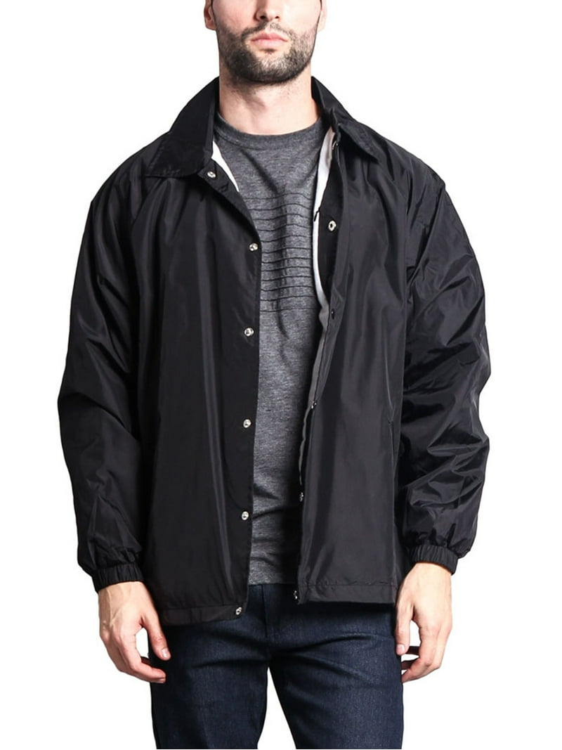 【新品】LOHEN V COLLAR LIGHT JACKET BLACK Men's Waterproof Windbreaker Jacket VOS - Black - Medium - Walmart.com