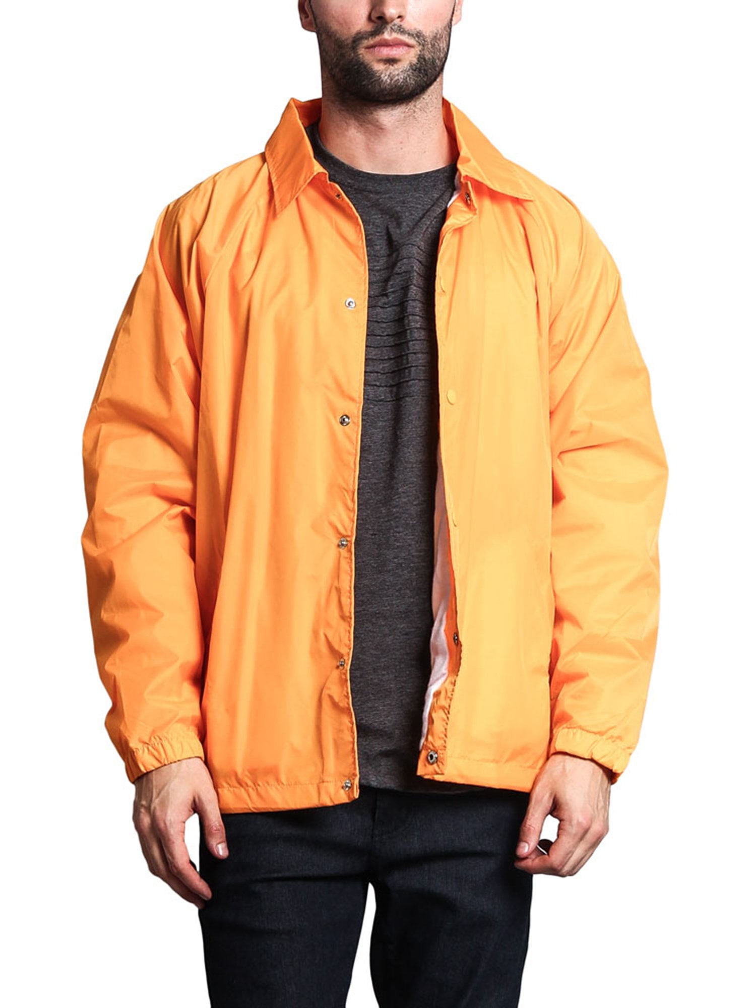 Men's Waterproof Windbreaker Jacket VOS Gold Large