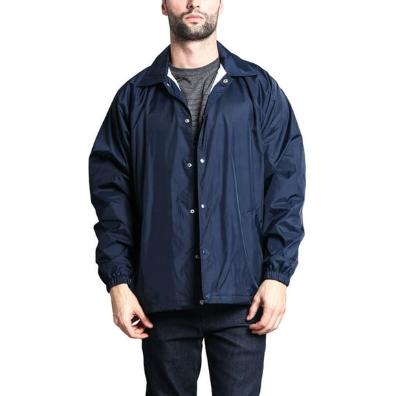 Men's Waterproof Windbreaker Jacket VOS - Navy - X-Large
