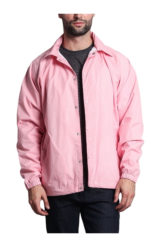 Men's Waterproof Windbreaker Jacket VOS - Pink - Small