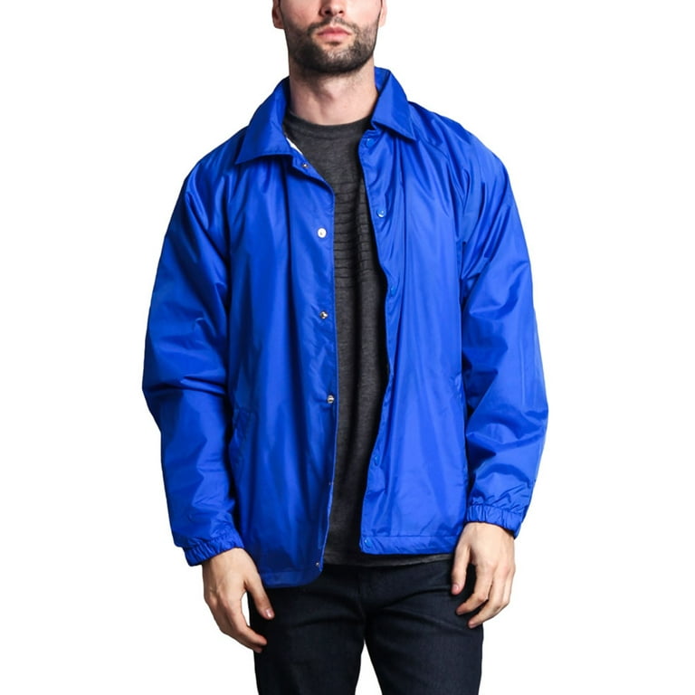 Men s Waterproof Windbreaker Jacket VOS Royal Blue Medium