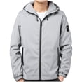 thumbnail image 1 of Men's Waterproof Windbreaker Jacket with Hood Lightweight, Breathable, and Durable Outerwear for All Seasons, 1 of 1