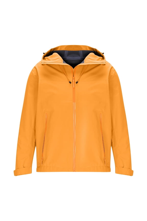 Men's Waterproof Windproof Lightweight Hooded Sports Jacket Outdoor Hiking Cycling Golf Raincoat