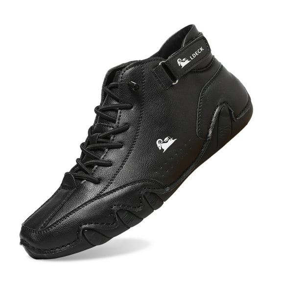 Men's Waterproof Winter Orthopedic Shoes - Outdoor Comfort Arch Support Daily Walking Shoes, Casual Hiking Ankle Boots