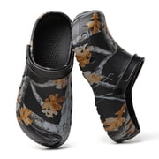 Men s Waterproof Work Clogs Slip Resistant Non Slip Shoes Closed Toe Lightweight Garden Kitchen Shoes with Adjustable Strap Big Size 6-16