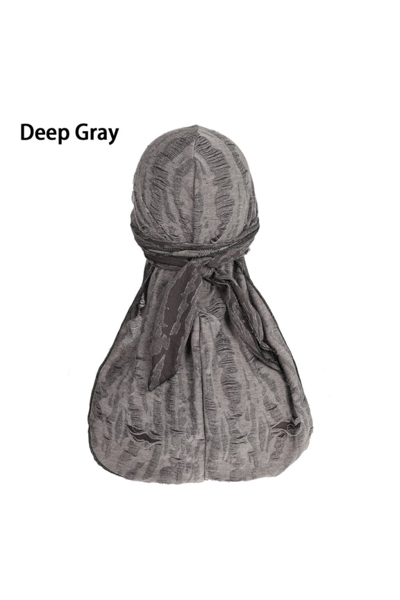 Men's Wave Durag Hat - Hip Hop Headwrap for Hair Waves, Sleeping, Sports & Daily Wear