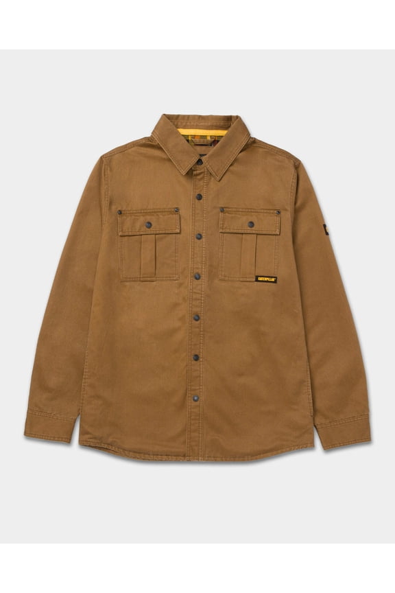 Men's Waxed Cotton Shirt Jacket | CAT® WORKWEAR