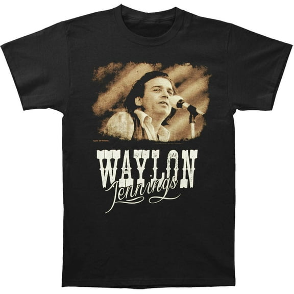 Waylon Jennings Men's The Outlaw T-Shirt XX-Large | Officially Licensed Merchandise