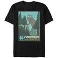 thumbnail image 1 of Men's We Bare Bears The Squatch No Pictures  Graphic Tee Black 2X Large, 1 of 4