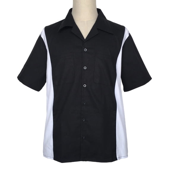 Men's Wear Contrasts Unique Color Design Shirts