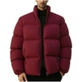 thumbnail image 1 of Men's Weatherproof Hooded Coat with Zipper Front and Long Sleeve for Winter Conditions, 1 of 5