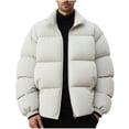 thumbnail image 1 of Men's Weatherproof Hooded Coat with Zipper Front and Long Sleeve for Winter Conditions, 1 of 8