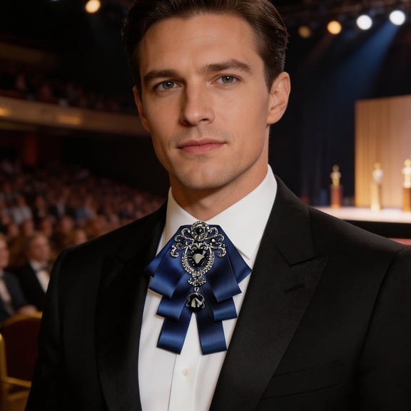 Men's Wedding Bowtie Groom Formal Bow Classic Tuxedo Bowtie Adjustable Comfort Strap and Pre-tied Classic Design for Wedding Groom and Formal Events