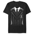 thumbnail image 1 of Men's Wednesday Nevermore Academy Uniform  Graphic Tee Black 3X Large, 1 of 5