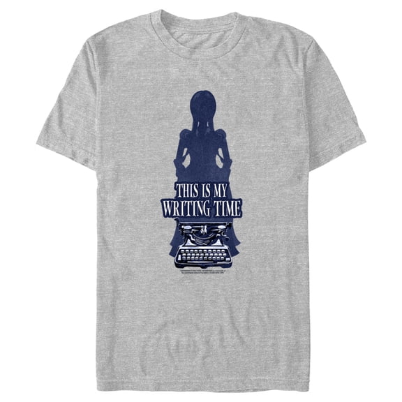 Men's Wednesday This is My Writing Time Graphic Tee Athletic Heather Medium