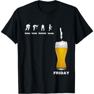 Men's Week from Monday to Friday - Beer Alcohol Pub funny T-Shirt