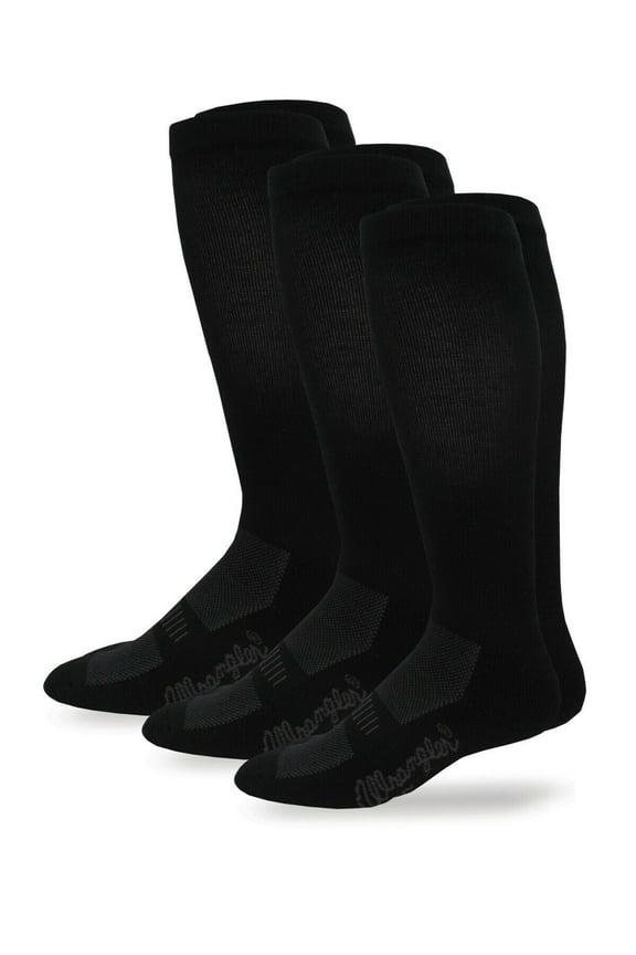 Men's Western Boot Cushion Over the Calf Socks 3 Pack Socks