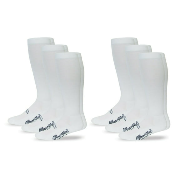 Men's Western Boot Cushion Over the Calf Socks 6 Pack Socks