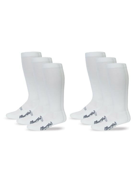 Men's Western Boot Cushion Over the Calf Socks 6 Pack Socks