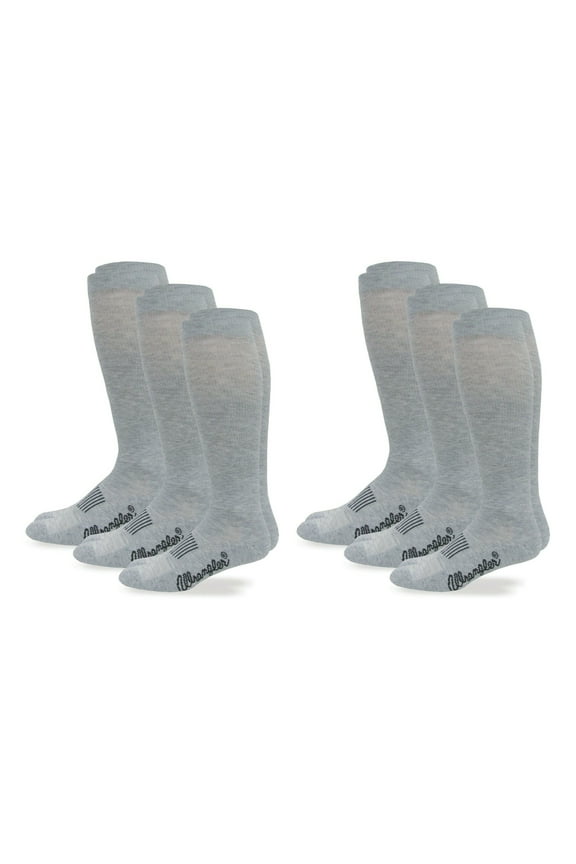 Men's Western Boot Cushion Over the Calf Socks 6 Pack Socks