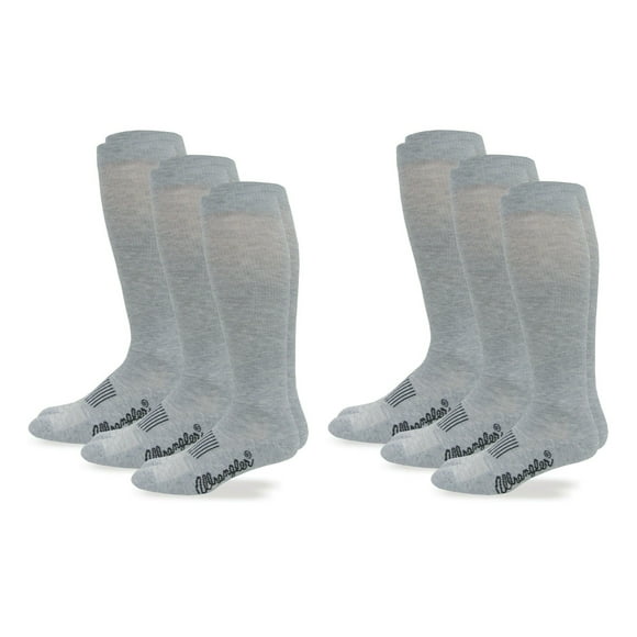 Men's Western Boot Cushion Over the Calf Socks 6 Pack Socks