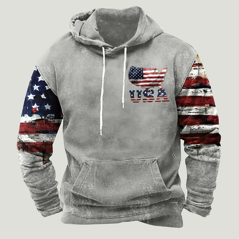 Men's Western Country Winter Hoodies,Mens Hoodies Pullover