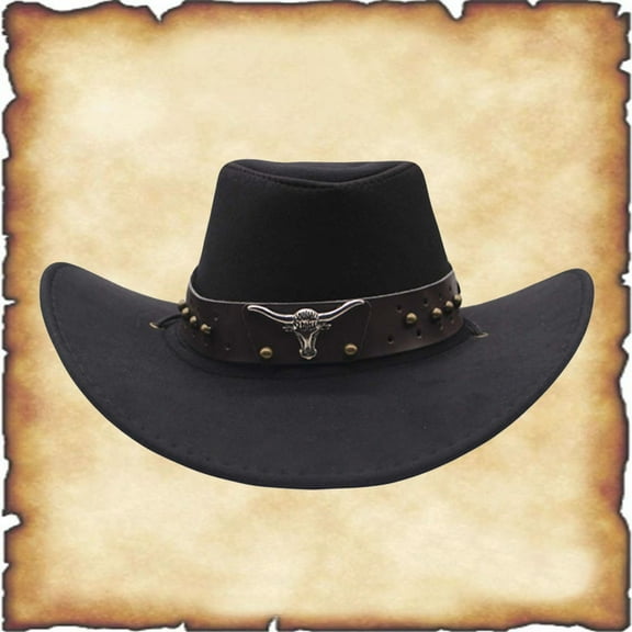 Men's Western Cowboy Style Hat Jazz Style Bowler Hat for Performances Hat Bands for Mens Cowboy Hat Womens Boots Hat Cowboy Holster Cowboys Winter Hat S A Hat Women Cowboy Hat Sparkly Cowboy