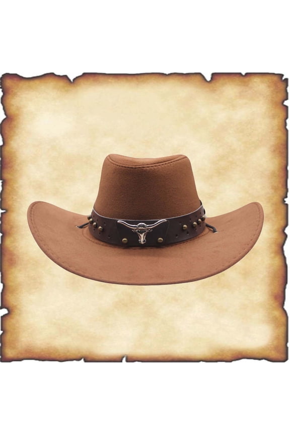 Men's Western Cowboy Style Hat Jazz Style Bowler Hat For Performances Womens Western Hat Womens Boots Hat Boys Hat Girls Cowboy Hat Toddler Woven Hats for Women Velour Fedora Mens Fedora Hats round