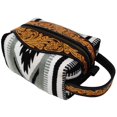 thumbnail image 1 of Men's Western Woven Floral Tooled Leather Travel Toiletry Dopp Kit Bag 18FKT05, 1 of 2