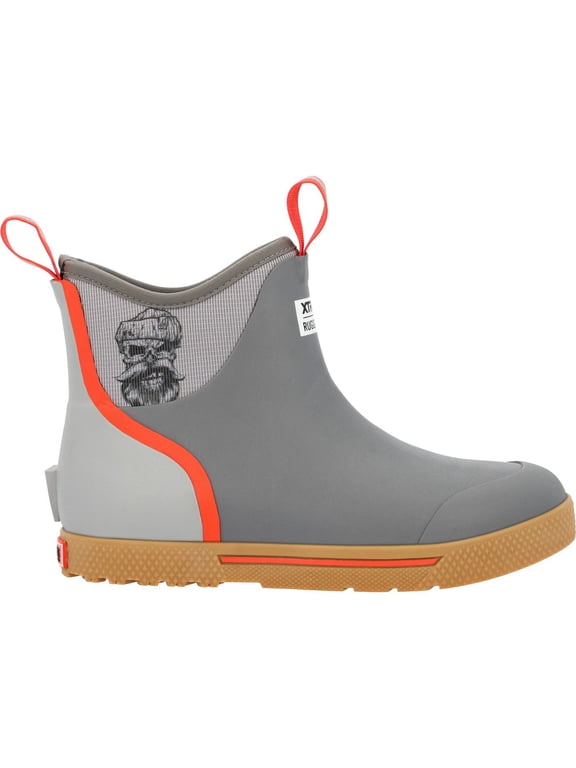 Men's Wheelhouse Ankle Deck Boot, Grey, Size 9(M)