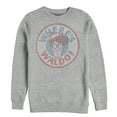 thumbnail image 1 of Men's Where's Waldo Retro Character Circle  Sweatshirt Athletic Heather Medium, 1 of 3