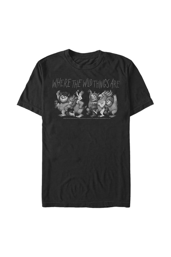 Men's Where the Wild Things Are Monsters Parade Graphic T-Shirt