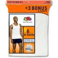 thumbnail image 1 of Men's White A-Shirt, 6+3 Bonus Pack, 1 of 3