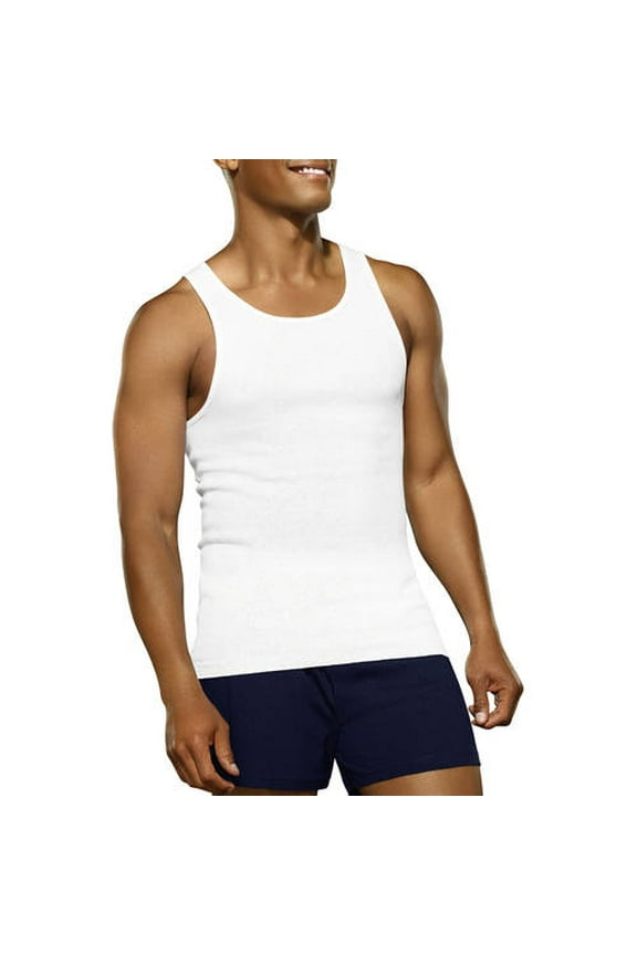 Men's White A-Shirts, 6+1 Bonus Pack