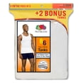 thumbnail image 1 of Men's White A-Shirts, 6+2 Bonus Pack, 1 of 2