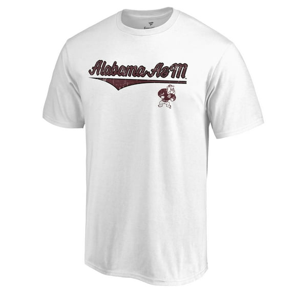 Men's White Alabama A&M Bulldogs American Classic T-Shirt