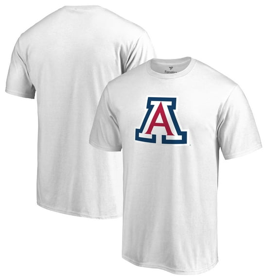 Men's White Arizona Wildcats Primary Team Logo T-Shirt