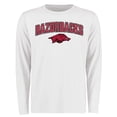 thumbnail image 1 of Men's White Arkansas Razorbacks Proud Mascot Long Sleeve T-Shirt, 1 of 2