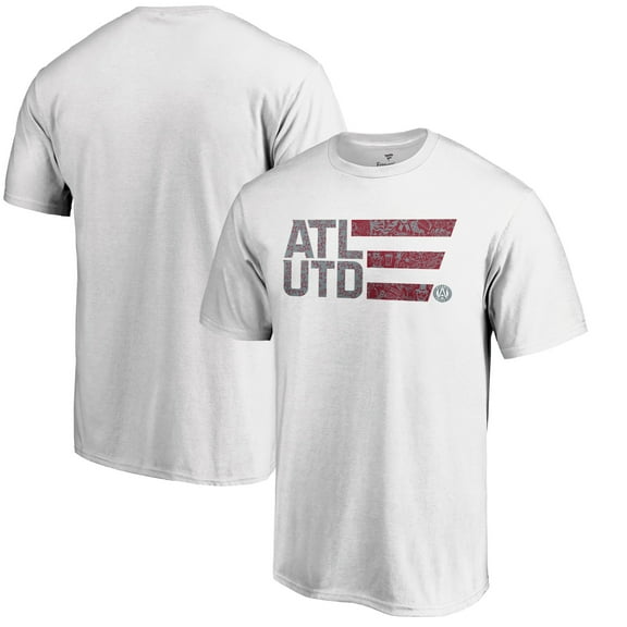 Men's White Atlanta United FC Americana Patriotic Club T-Shirt
