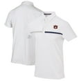 thumbnail image 1 of Men's White Auburn Tigers Color Blocked Stretch Polo, 1 of 3